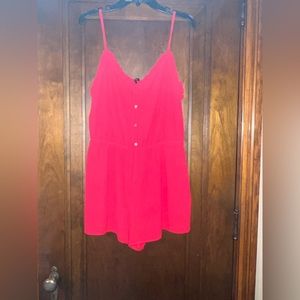 Red romper